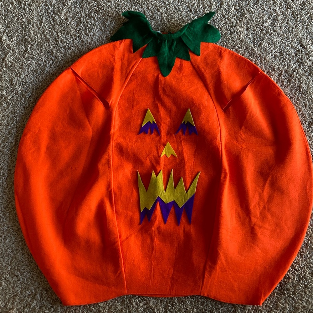 Jack O Lantern Pumpkin Felt Adult/Child Halloween Costume